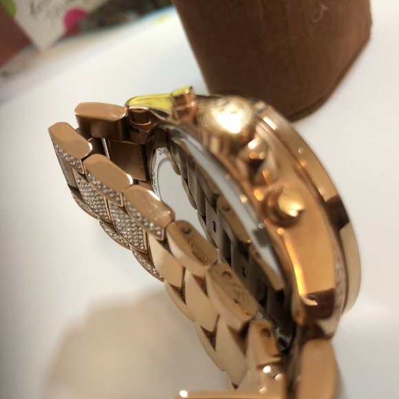 Max BLING AUTHENTIC Michael Kors MK6452 Wren Glitz Watch MSRP$495 RARE Worn Once main image 5